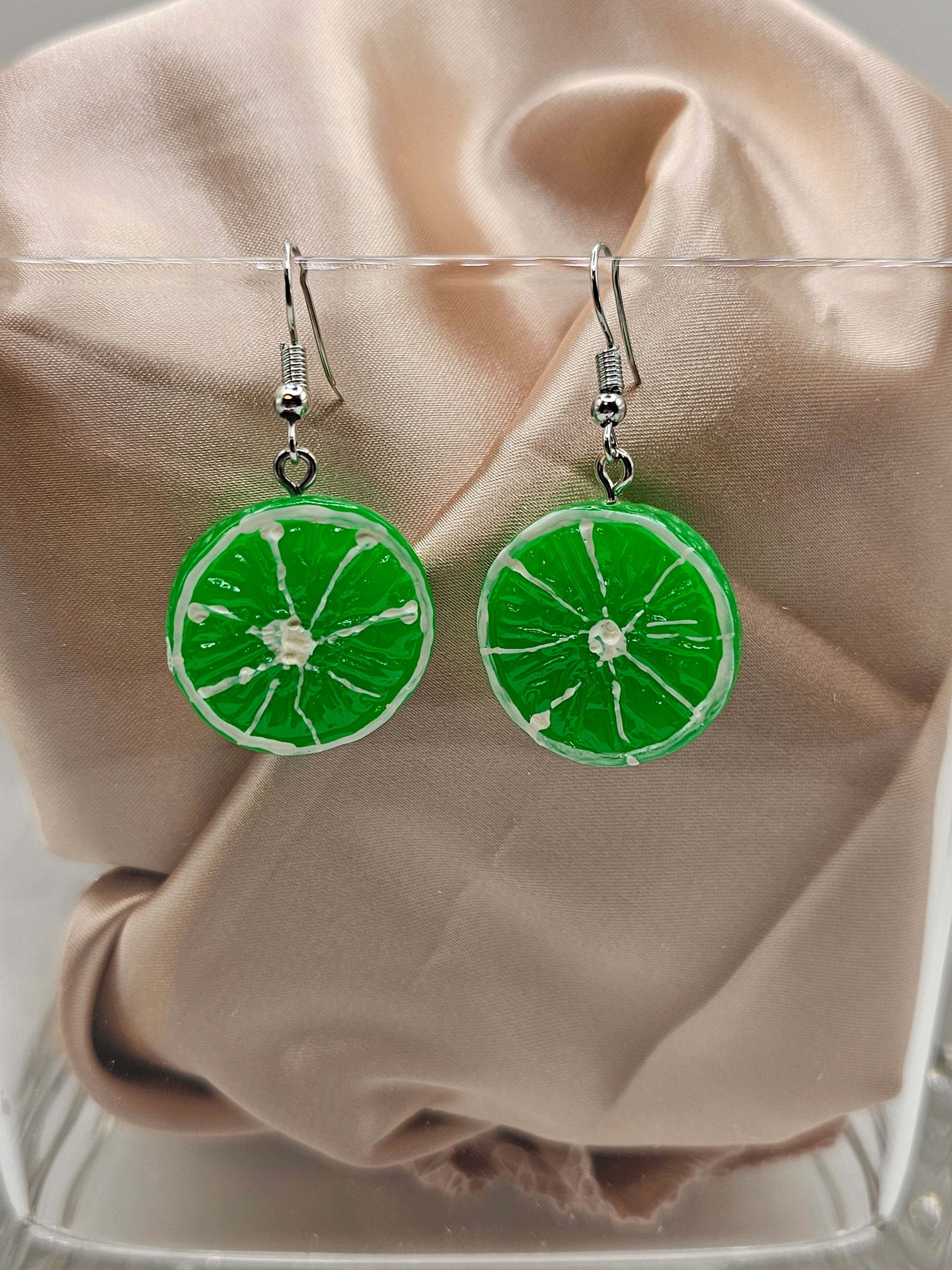 Lime Earrings