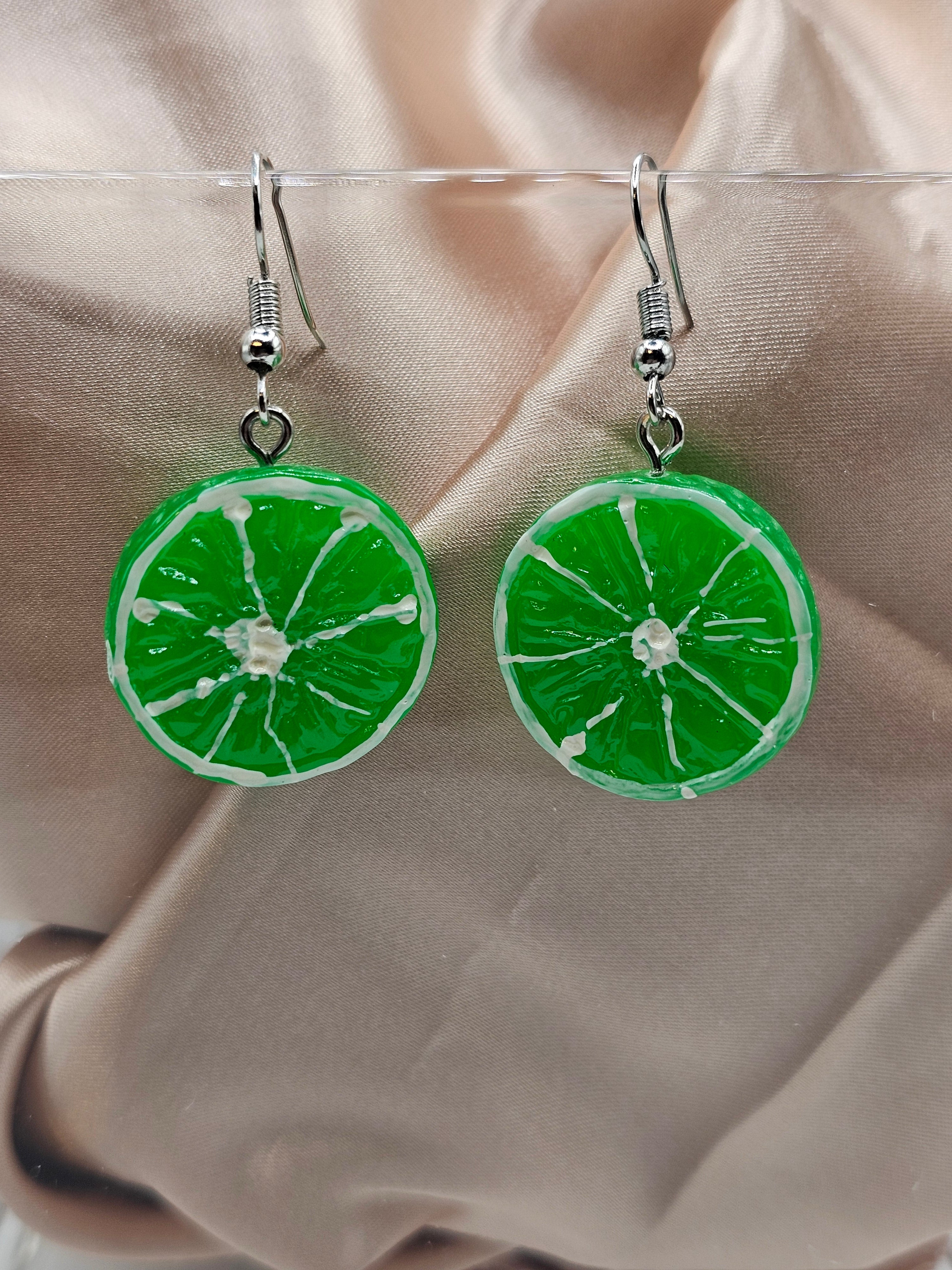 Lime Earrings