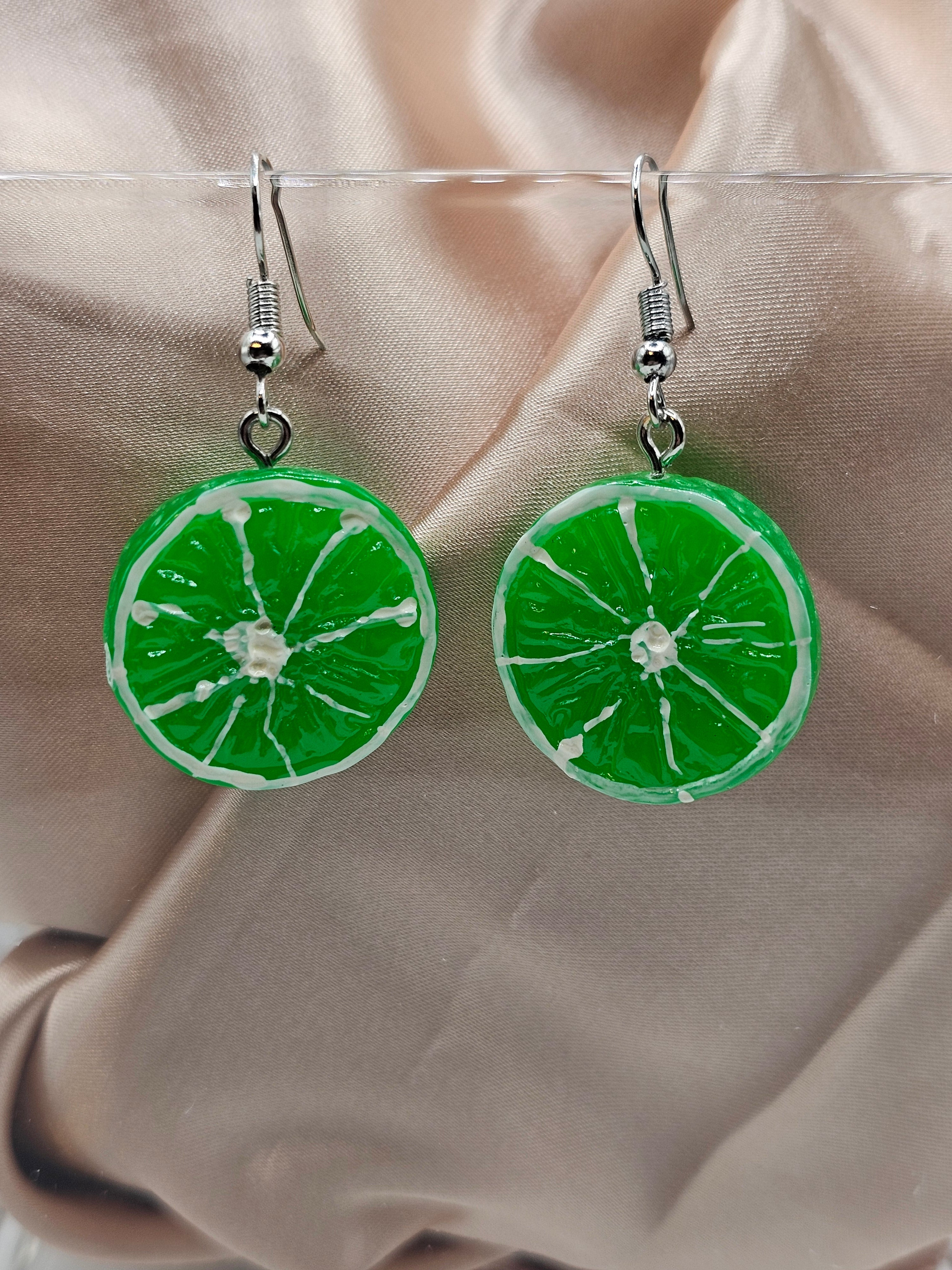 Lime Earrings