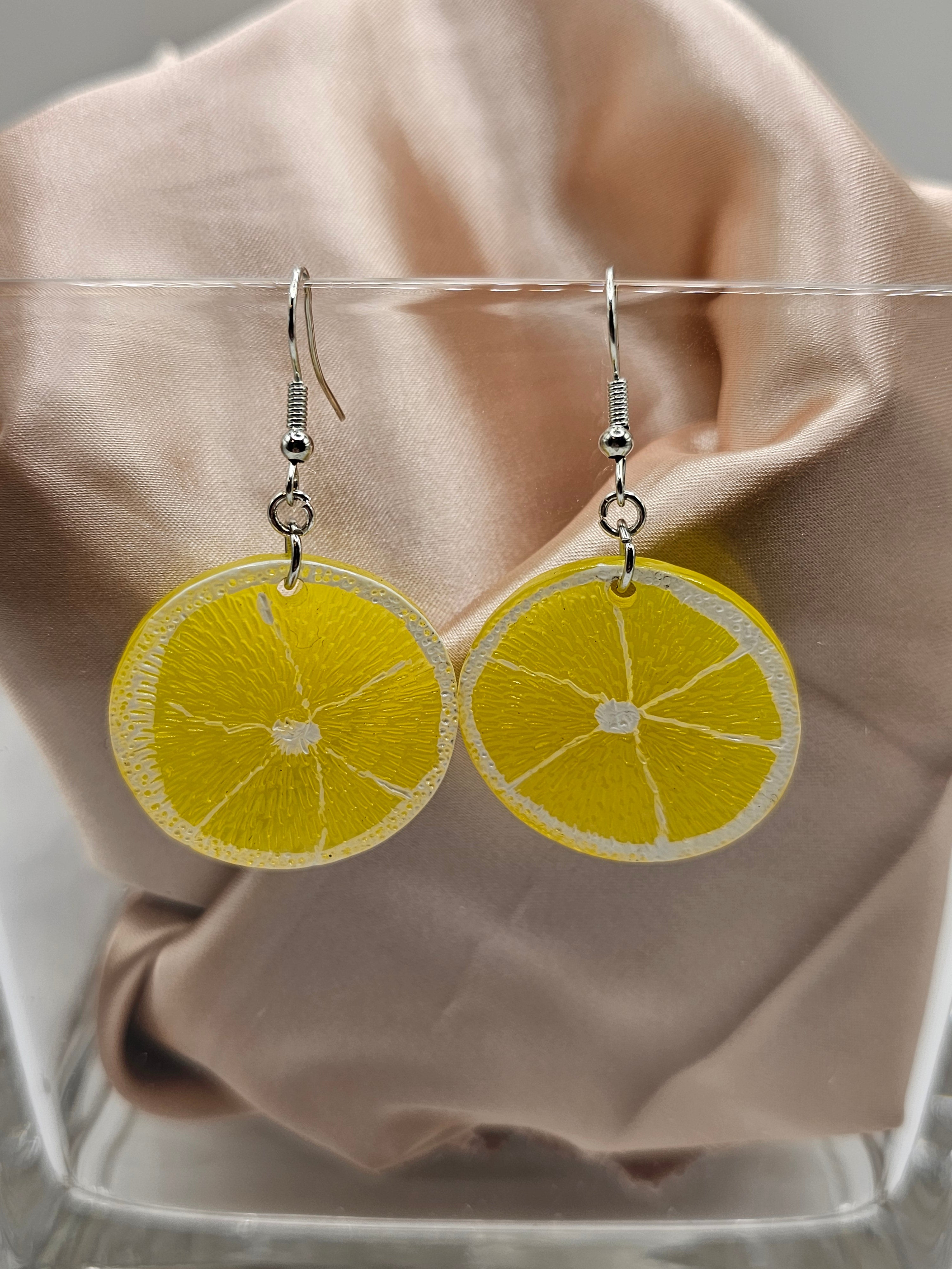 Lemon Slice Earrings