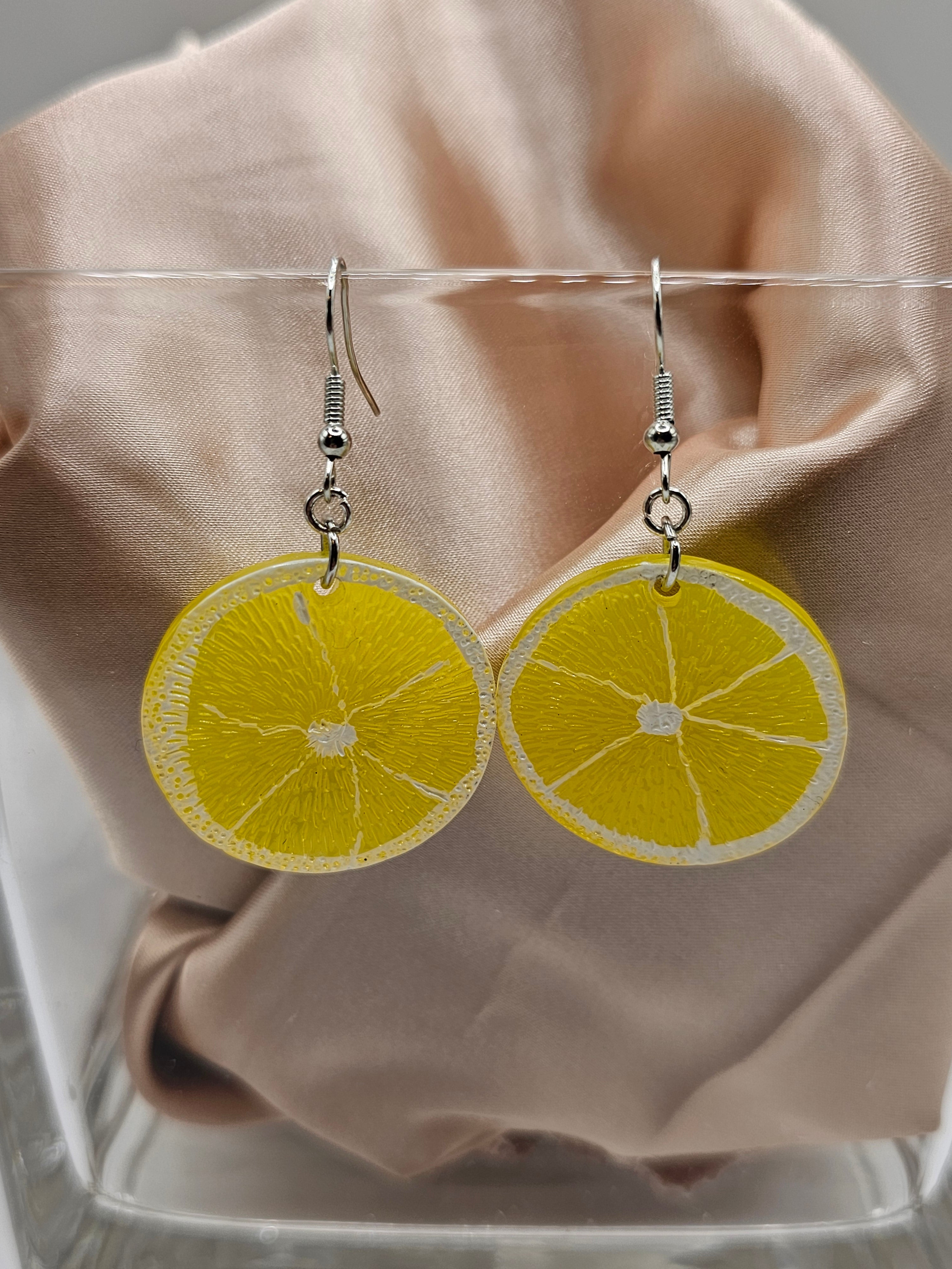 Lemon Slice Earrings