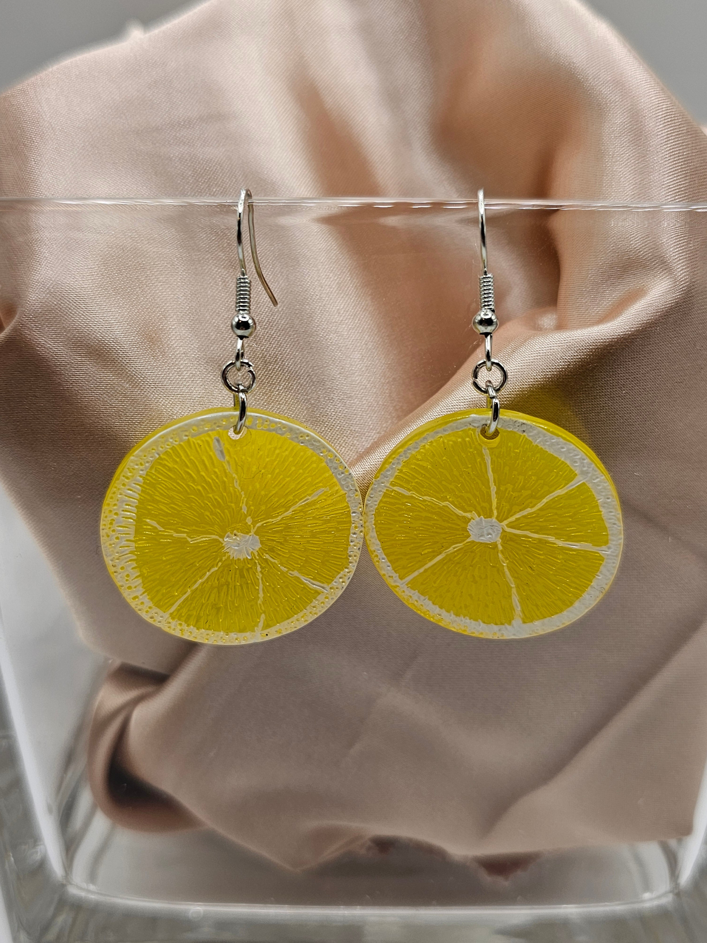 Lemon Slice Earrings