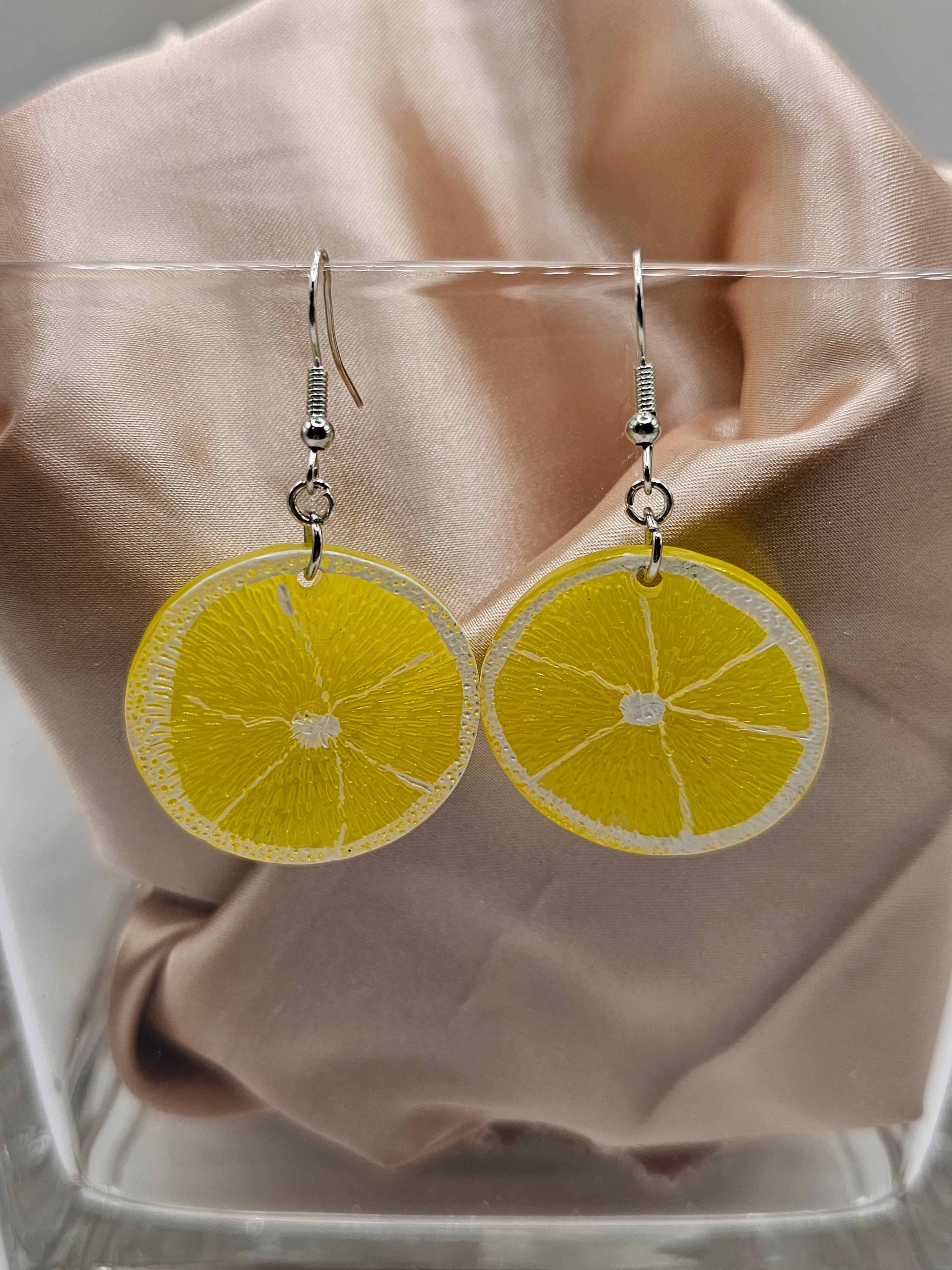 Lemon Slice Earrings