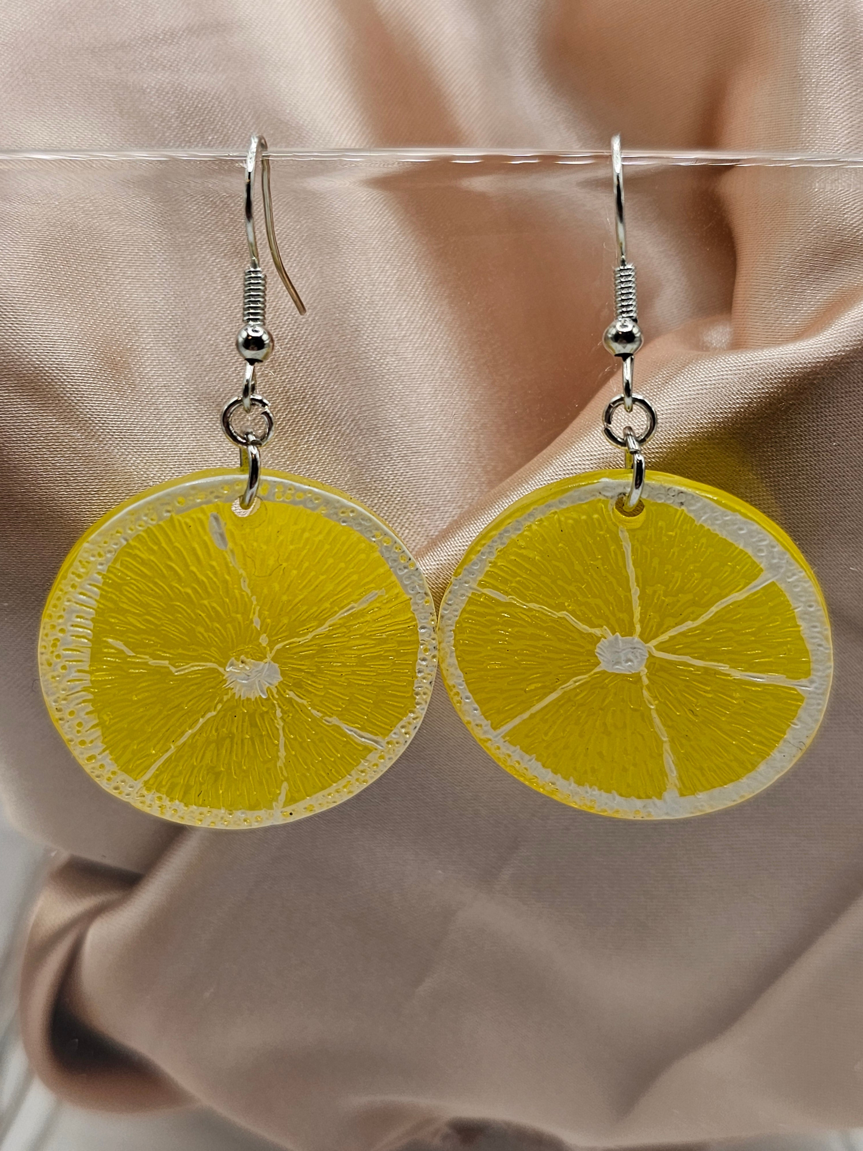 Lemon Slice Earrings