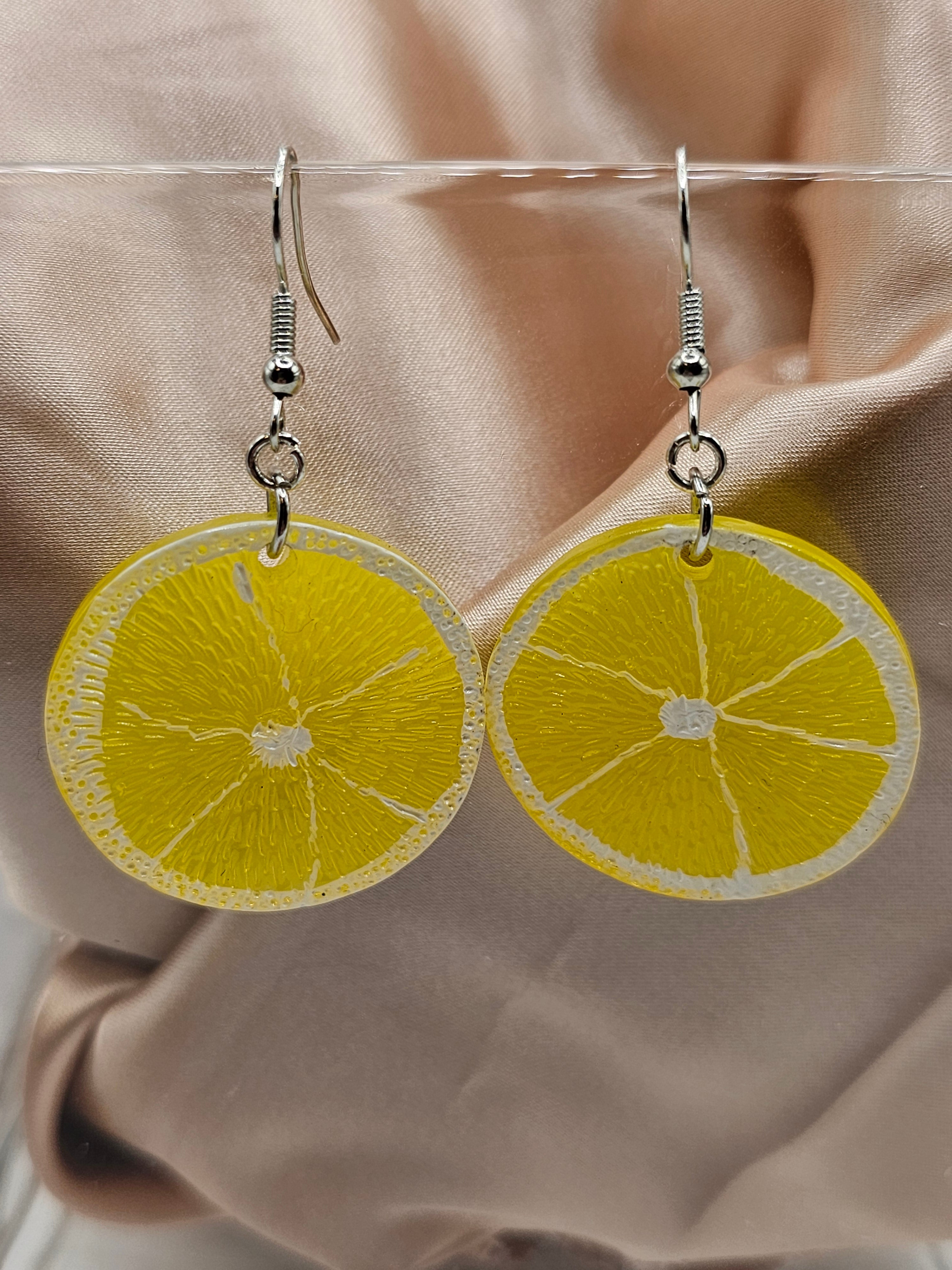 Lemon Slice Earrings