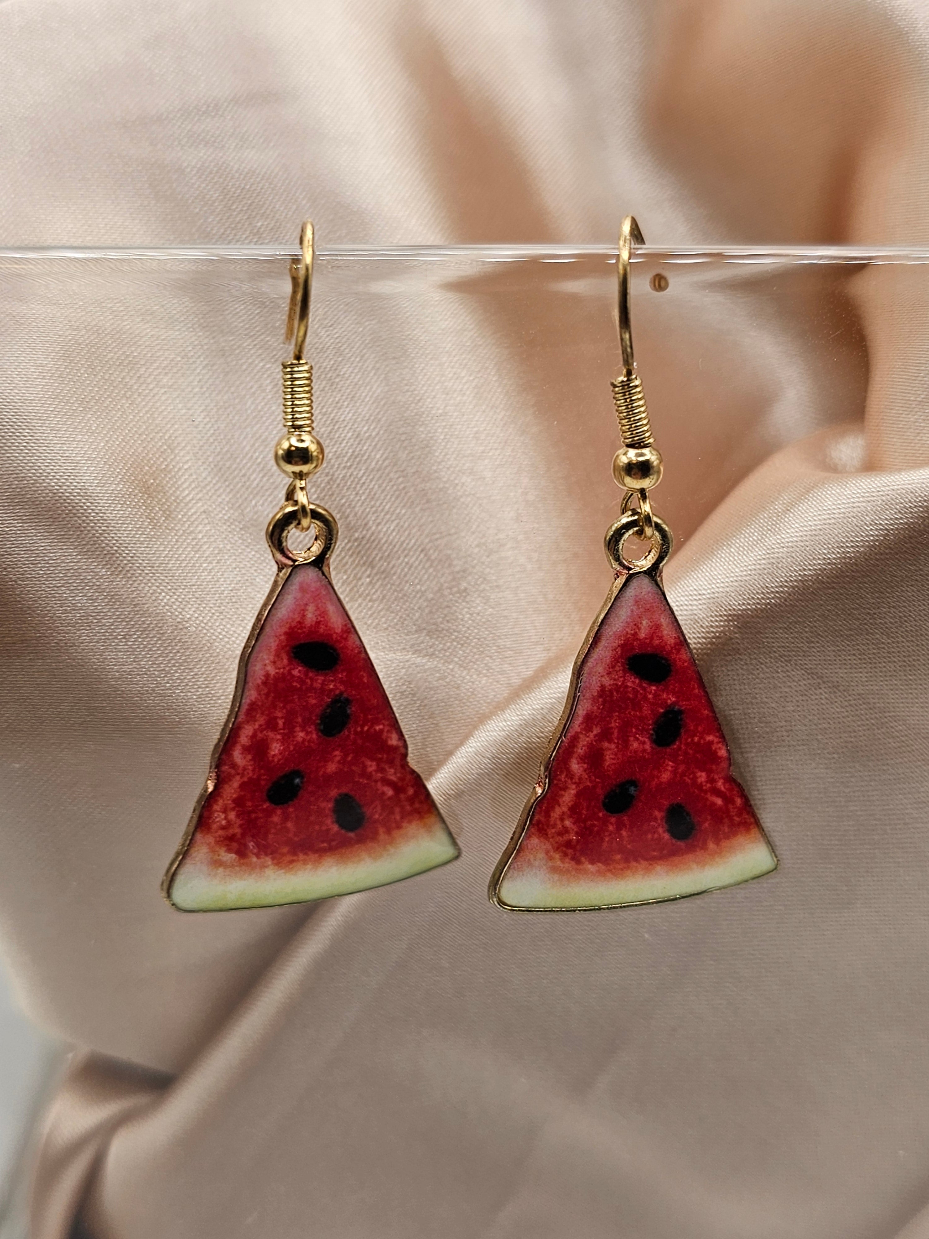 Watermelon Sliced Earrings