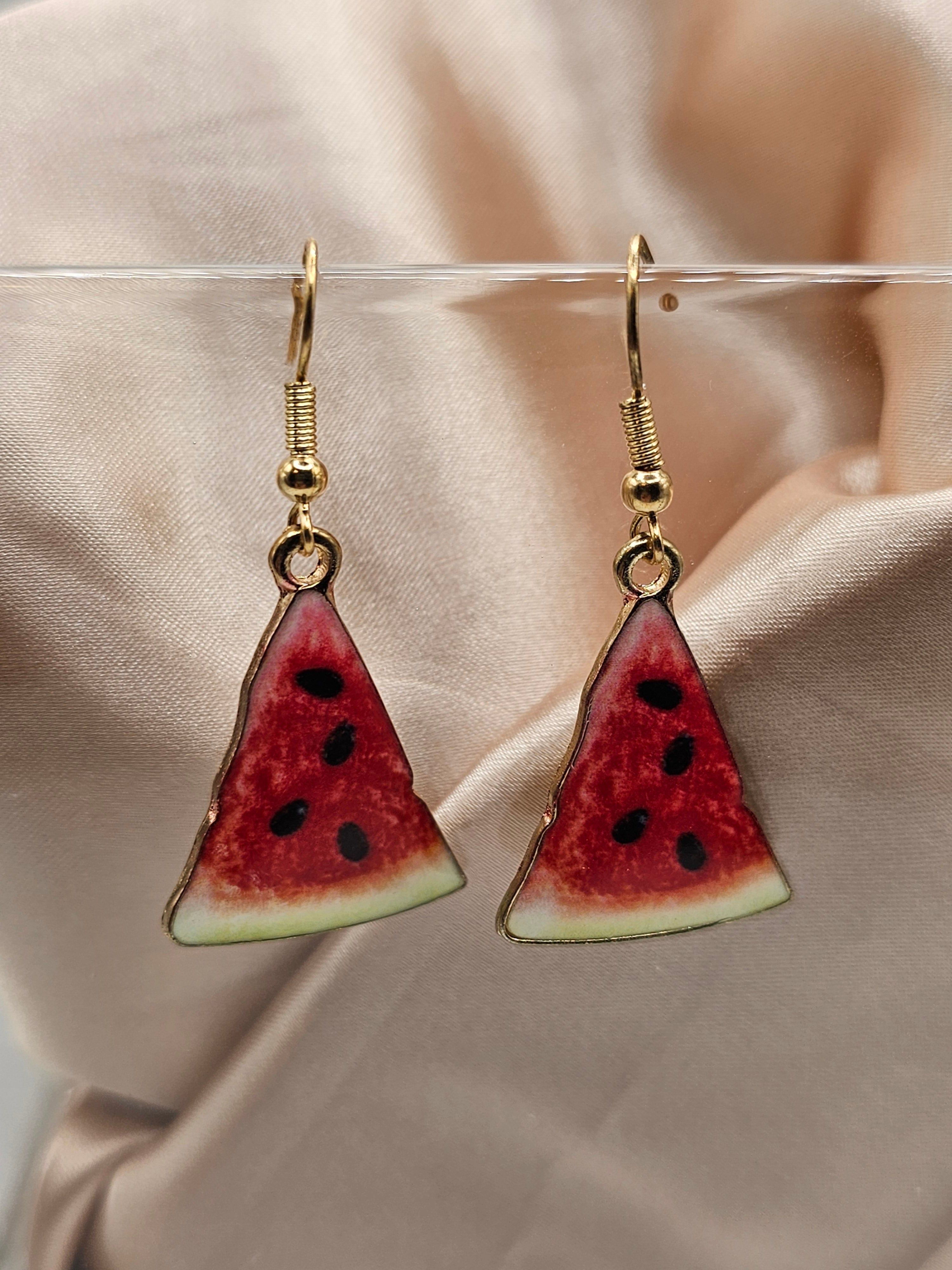 Watermelon Sliced Earrings