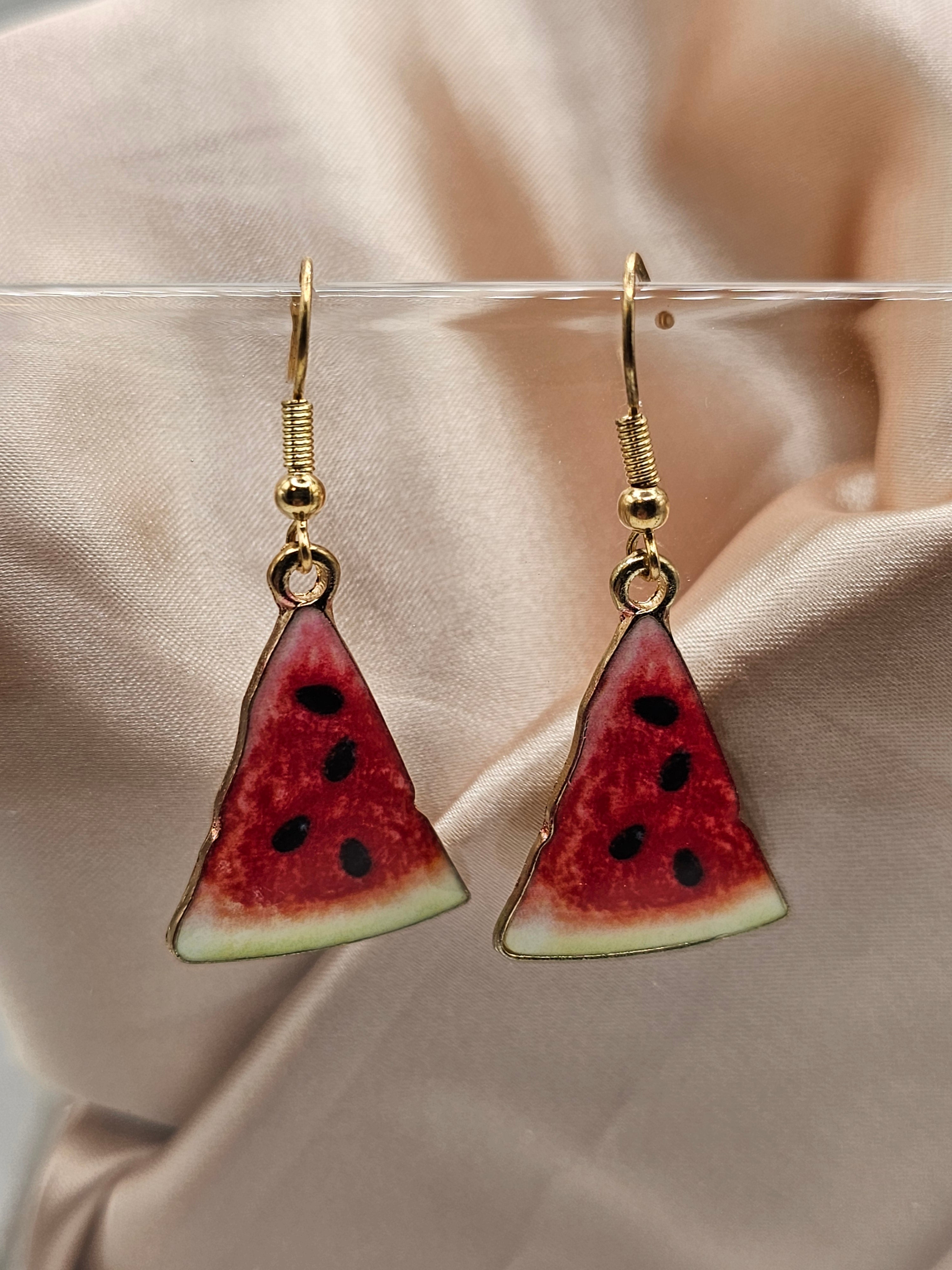 Watermelon Sliced Earrings