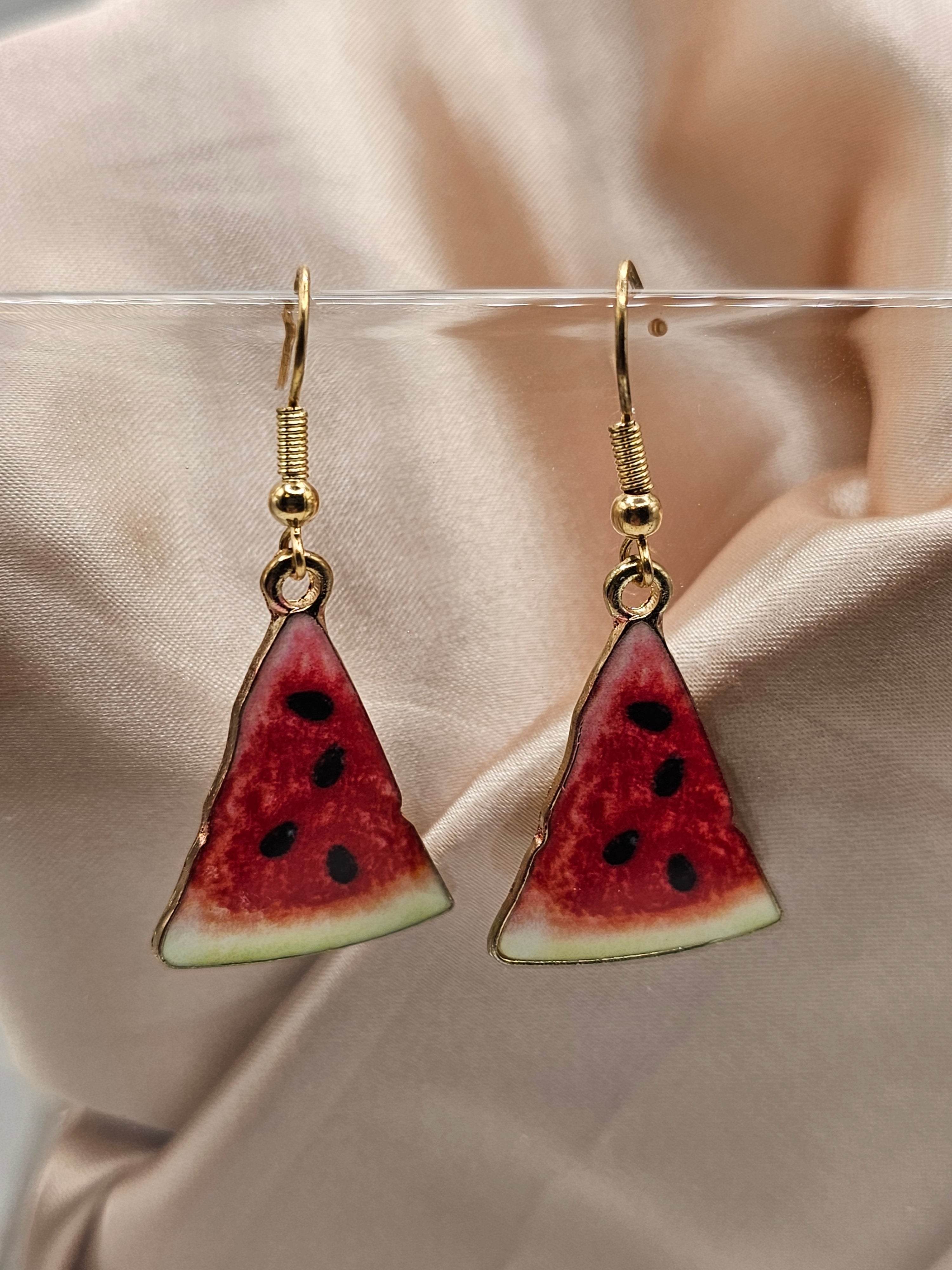 Watermelon Sliced Earrings