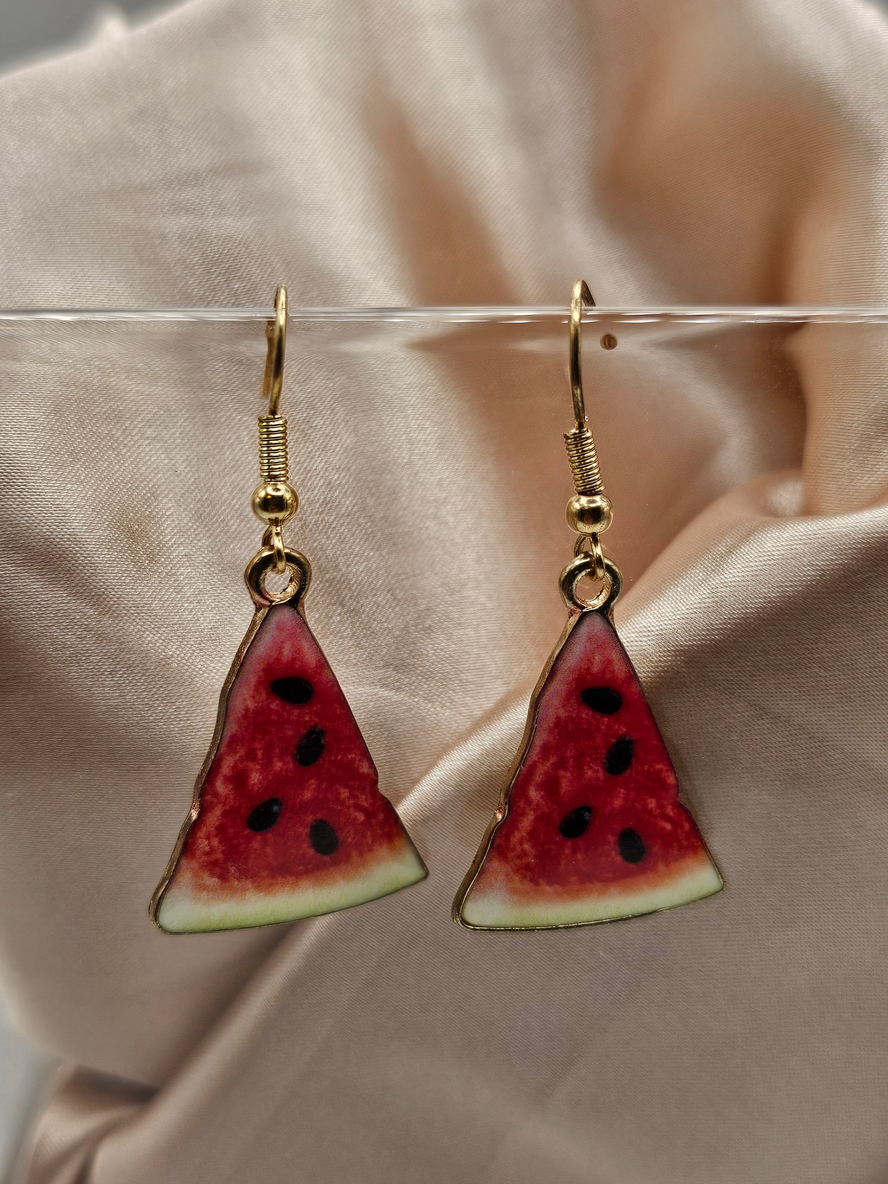 Watermelon Sliced Earrings