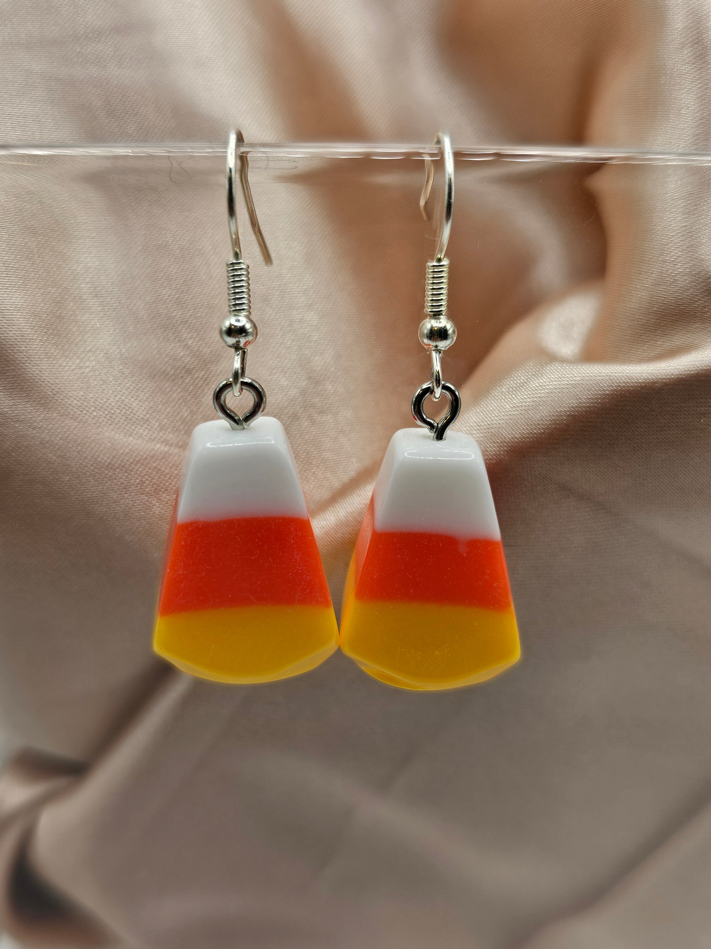 Candy Corn Earrings