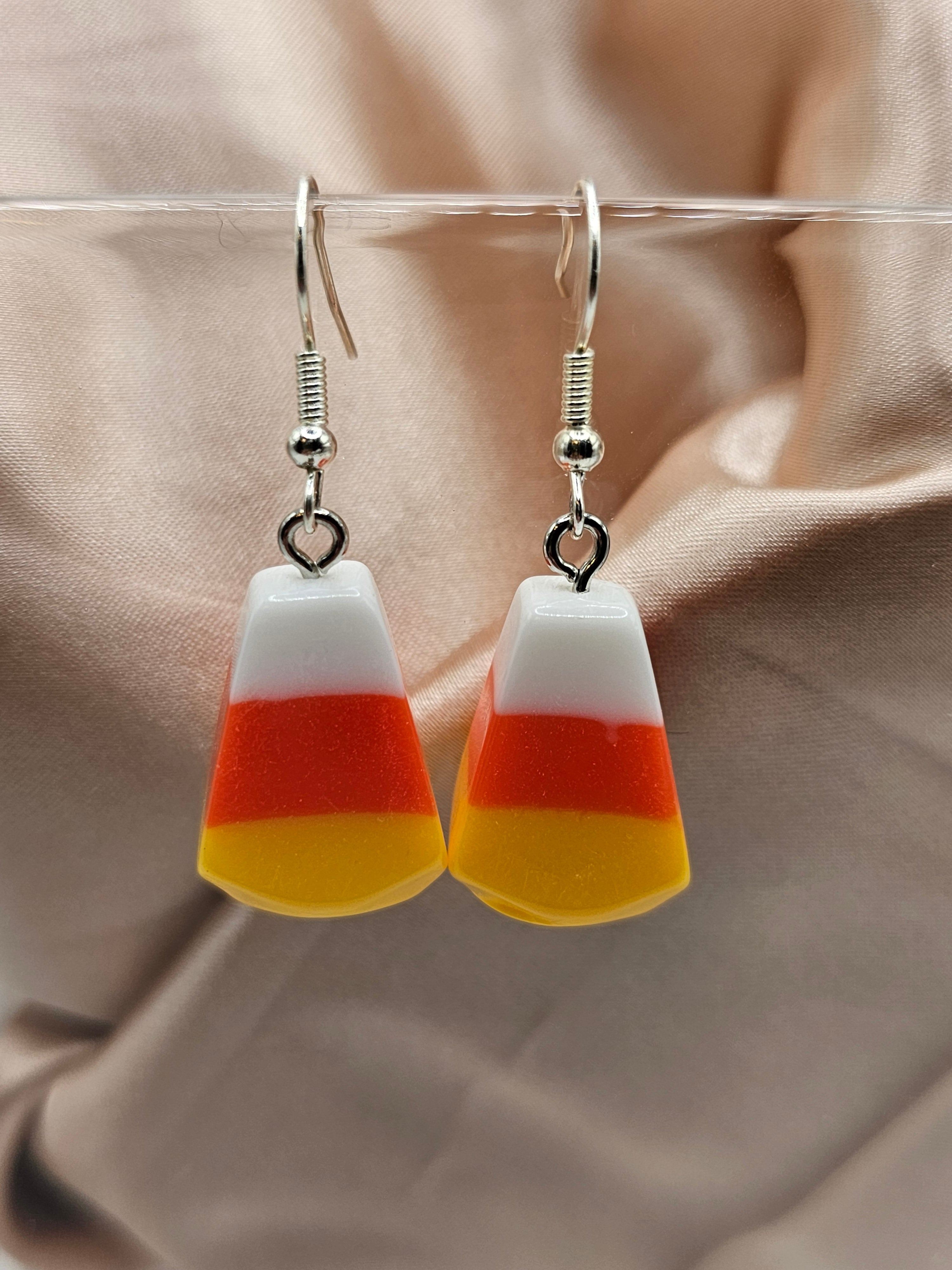 Candy Corn Earrings