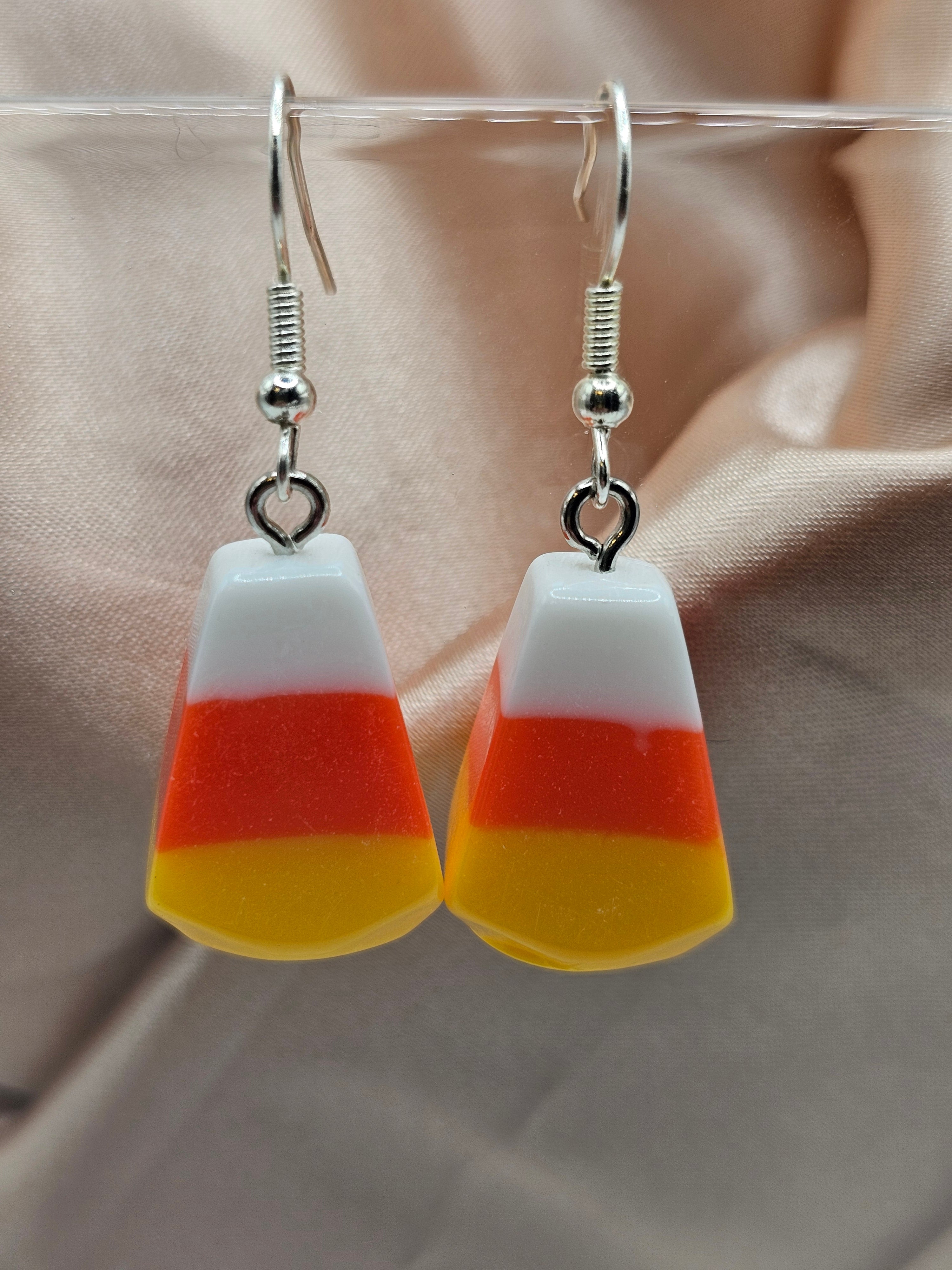 Candy Corn Earrings