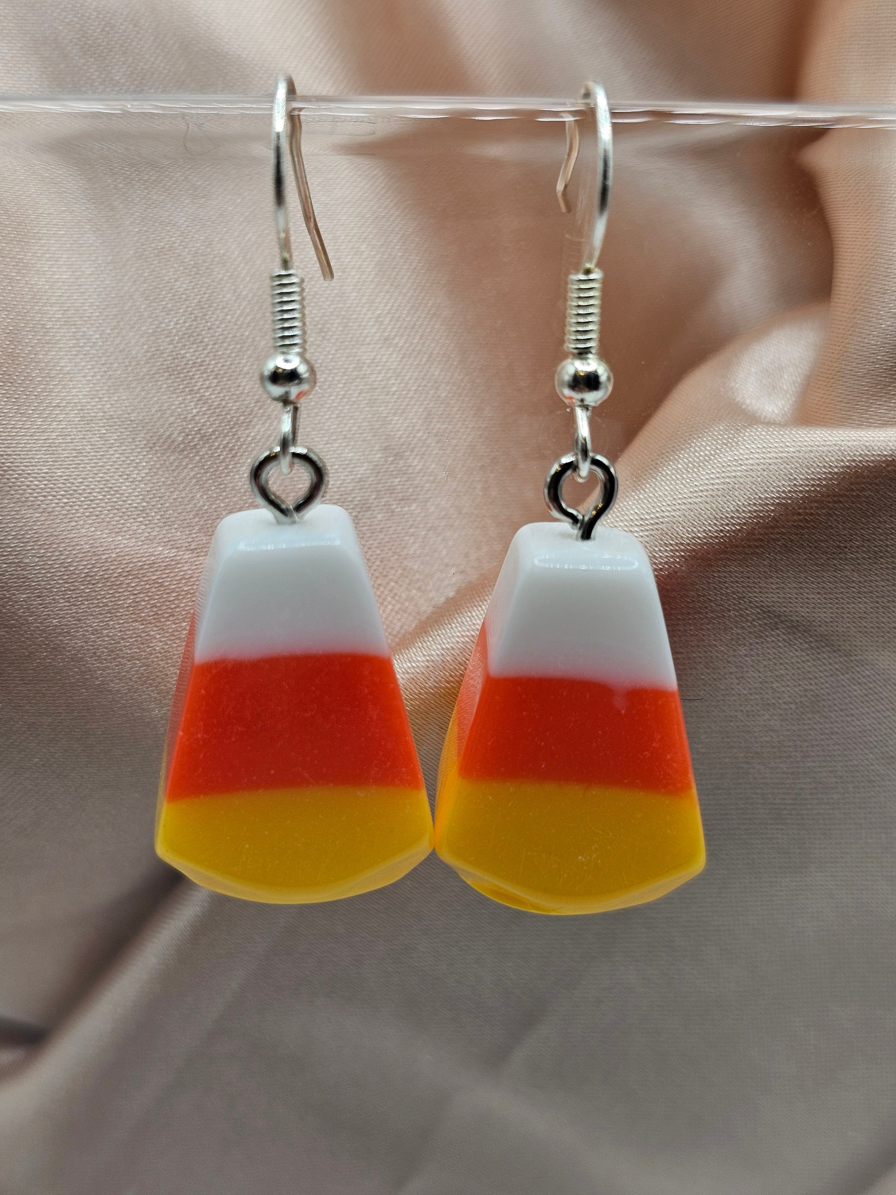 Candy Corn Earrings