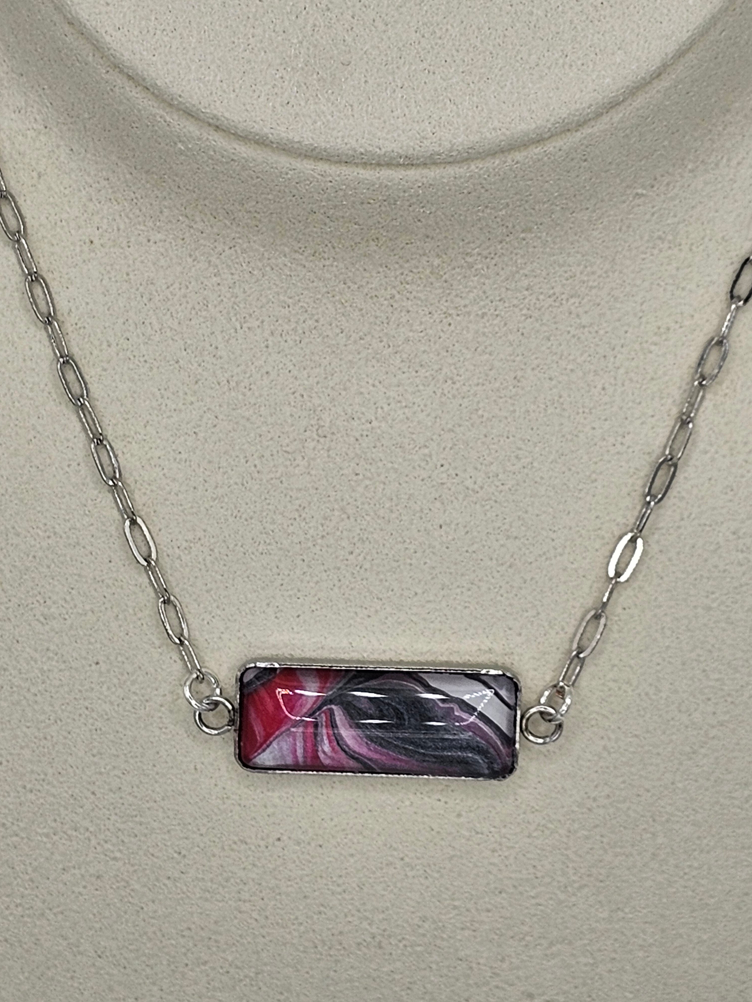 Hand Painted Necklace