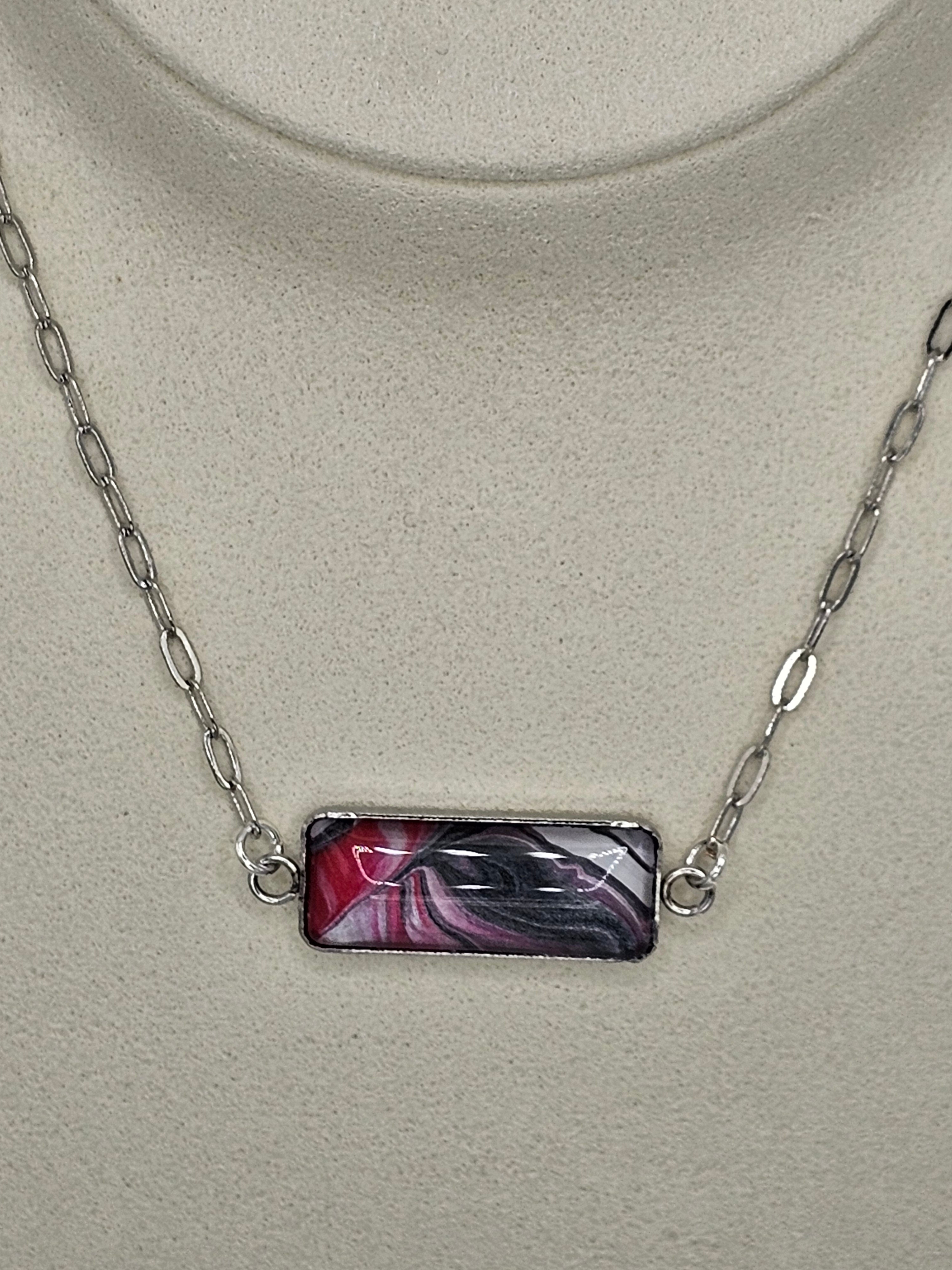 Hand Painted Necklace