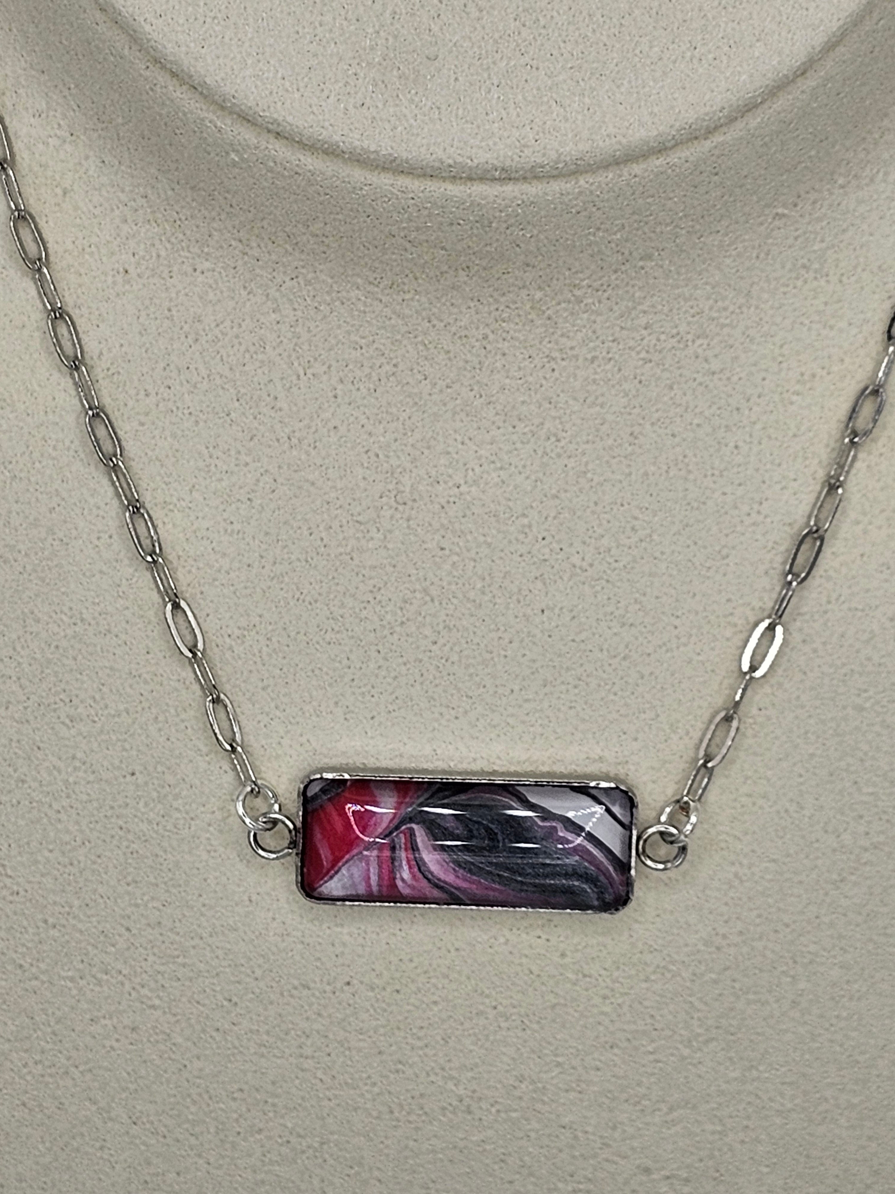 Hand Painted Necklace