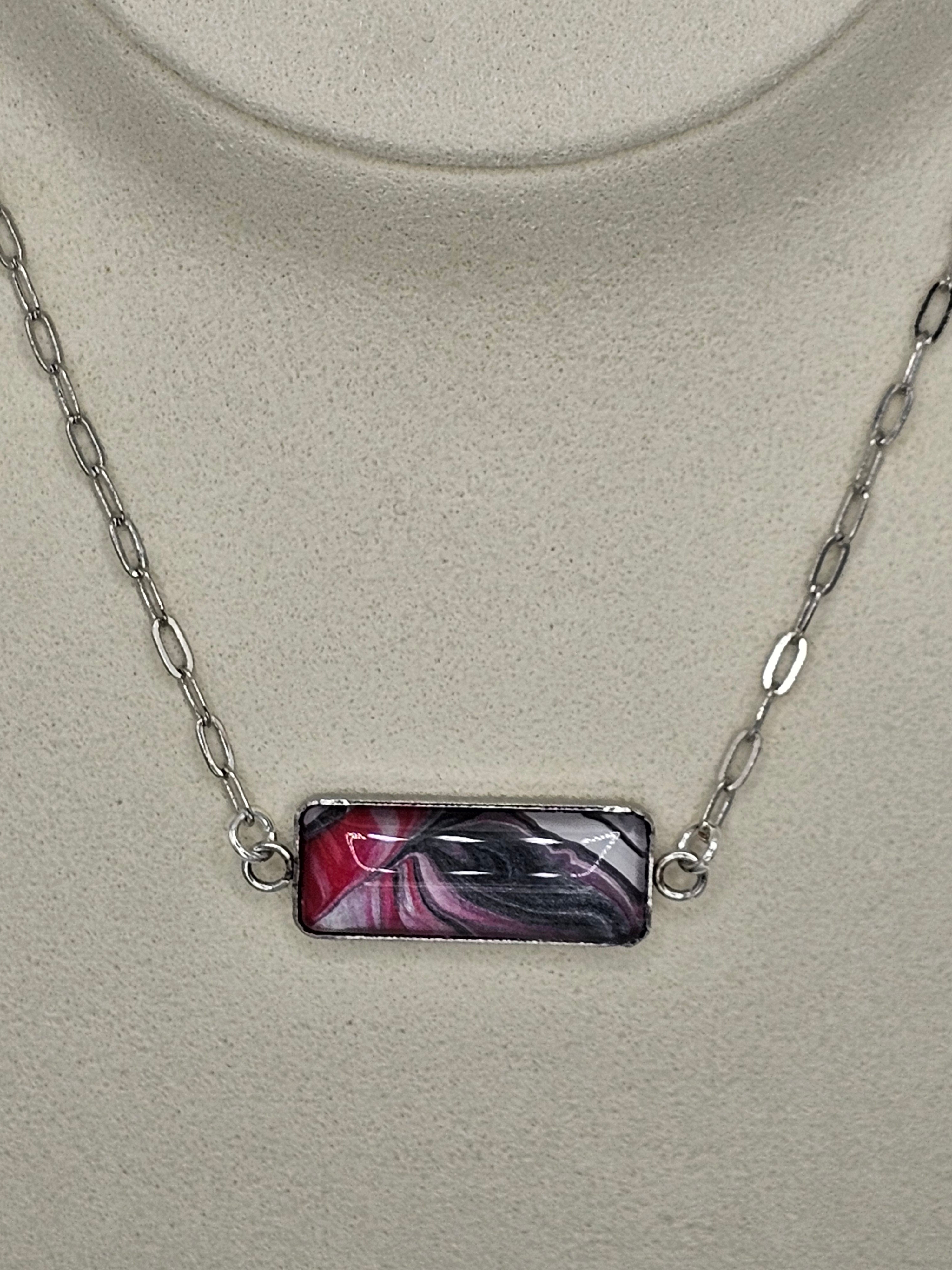 Hand Painted Necklace