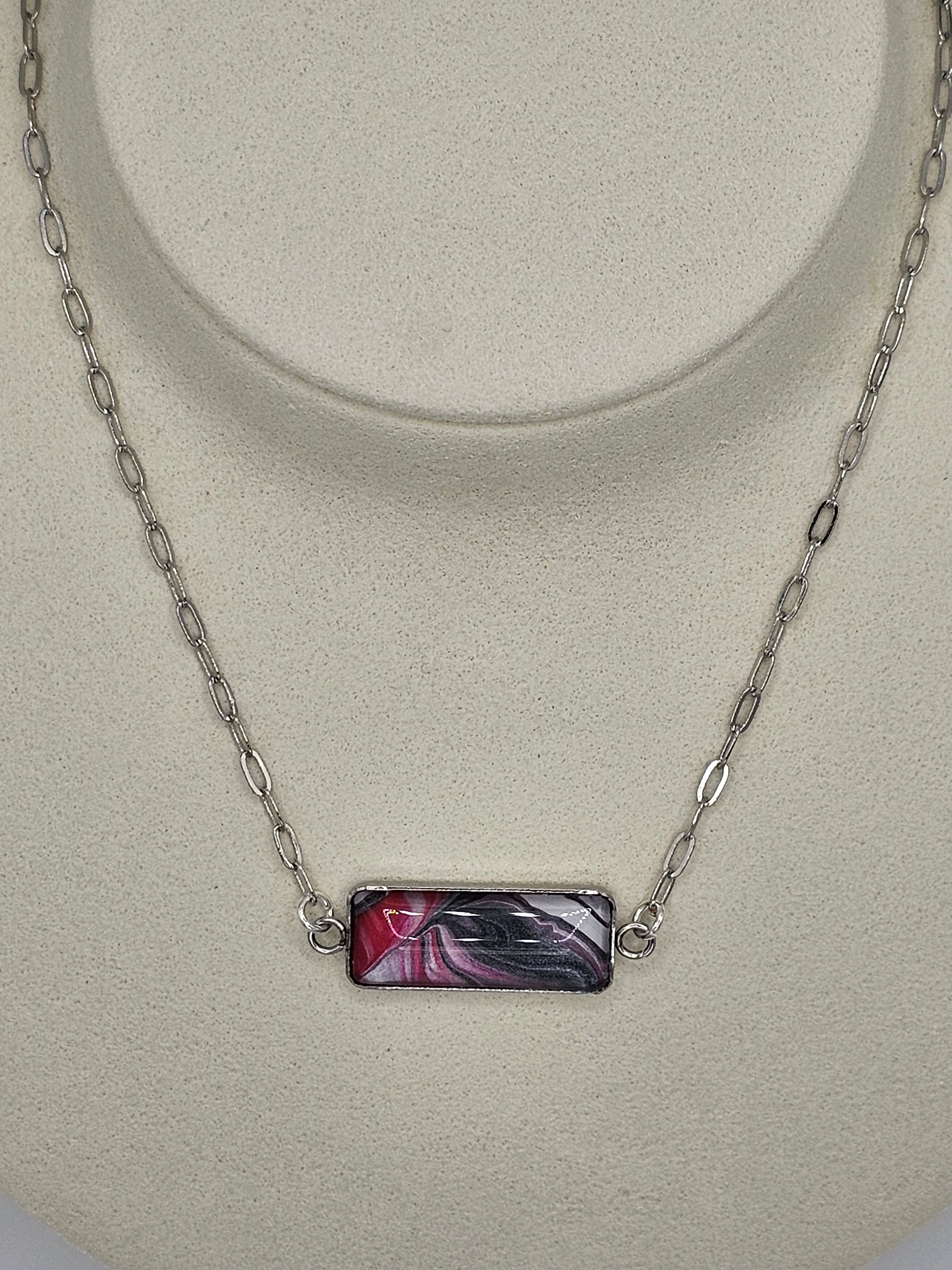 Hand Painted Necklace