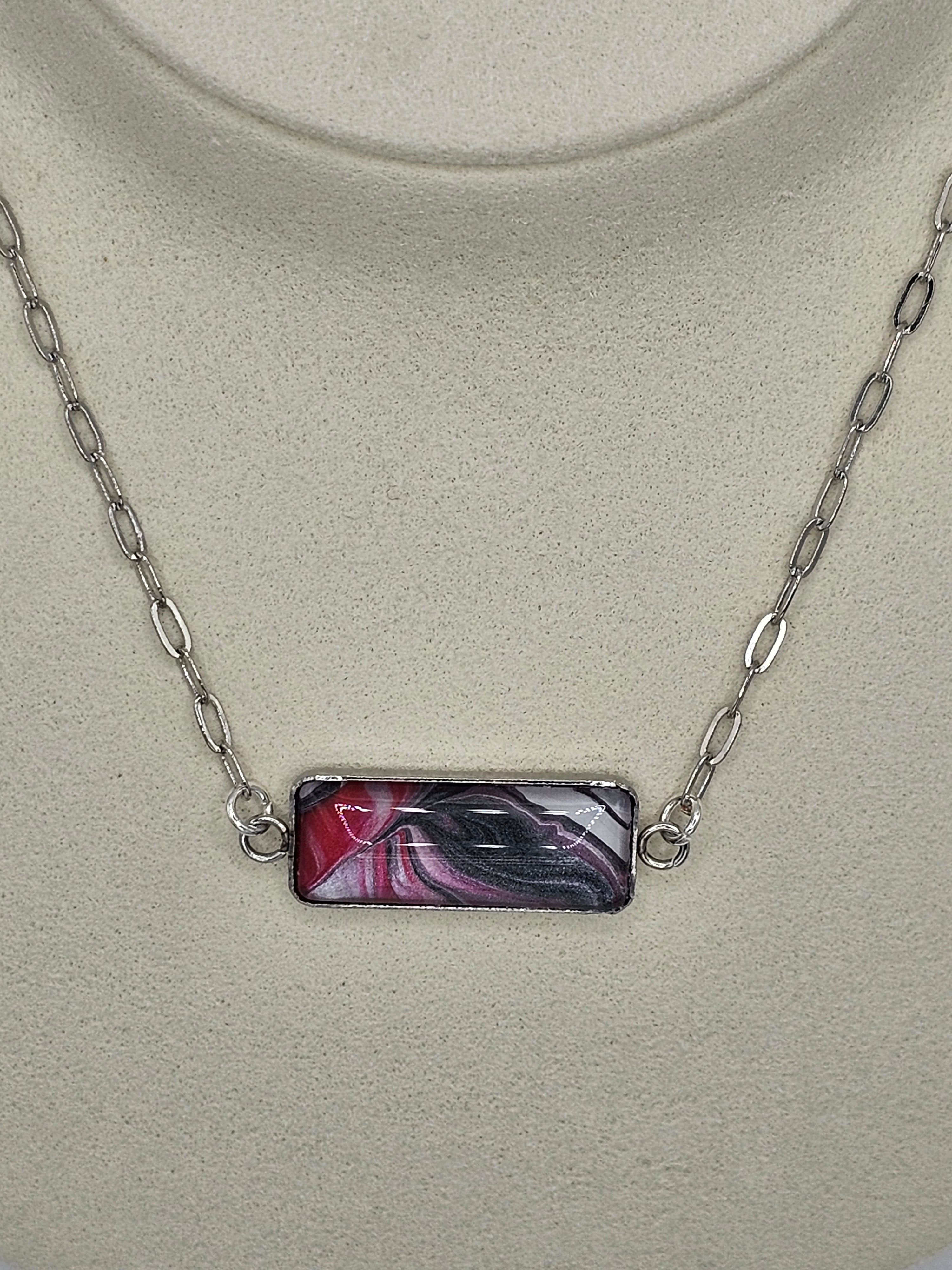 Hand Painted Necklace