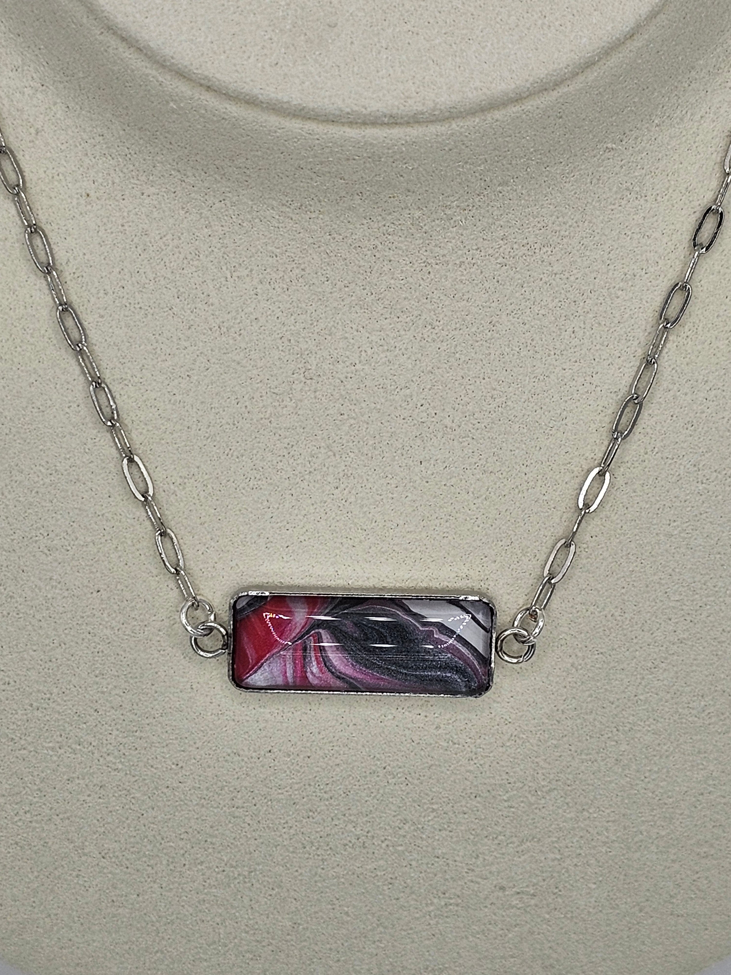 Hand Painted Necklace