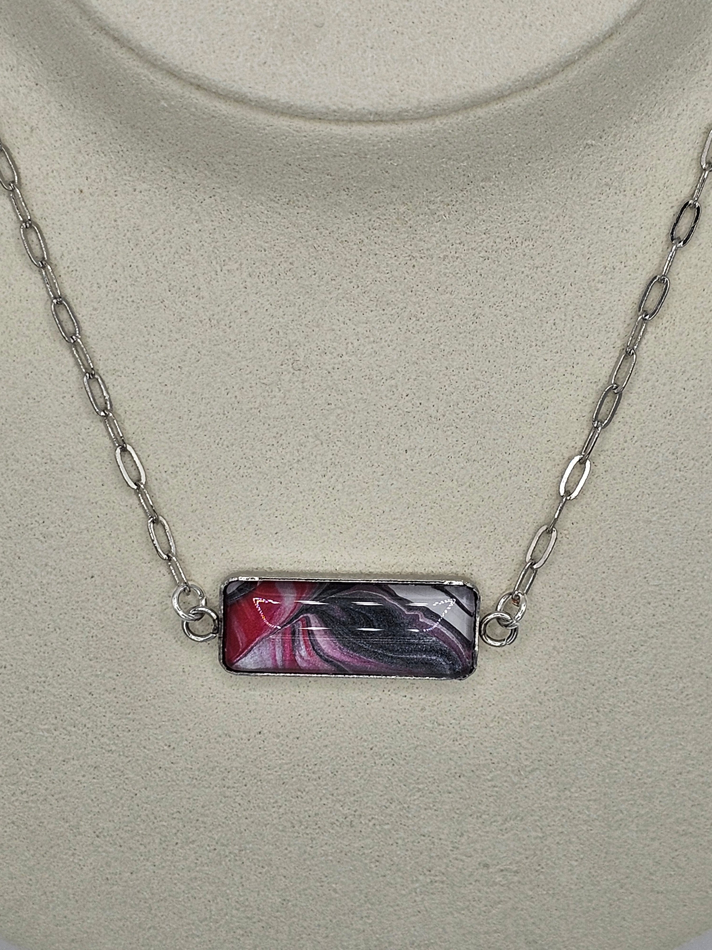 Hand Painted Necklace