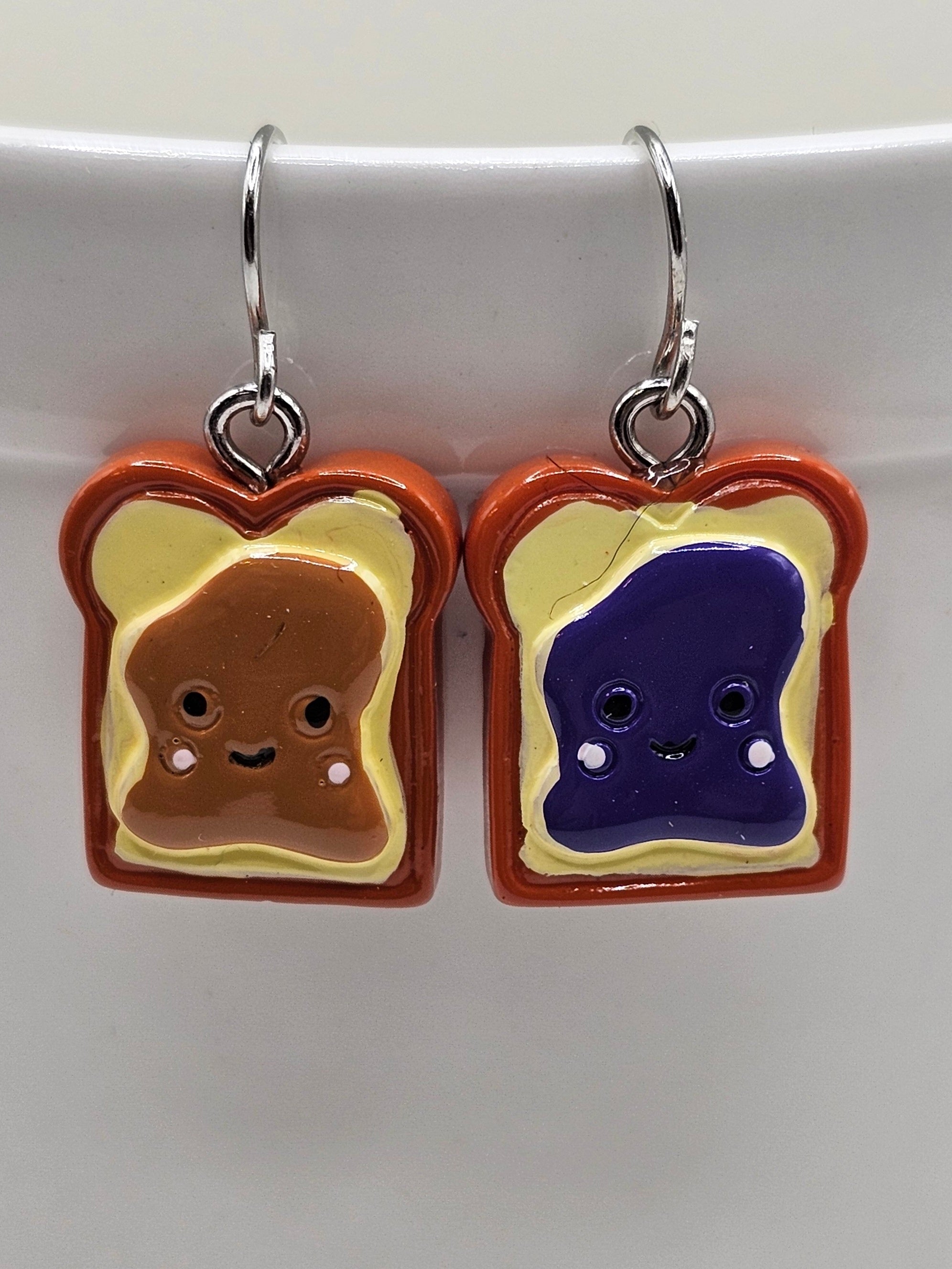 Peanut Butter and Jelly Earrings