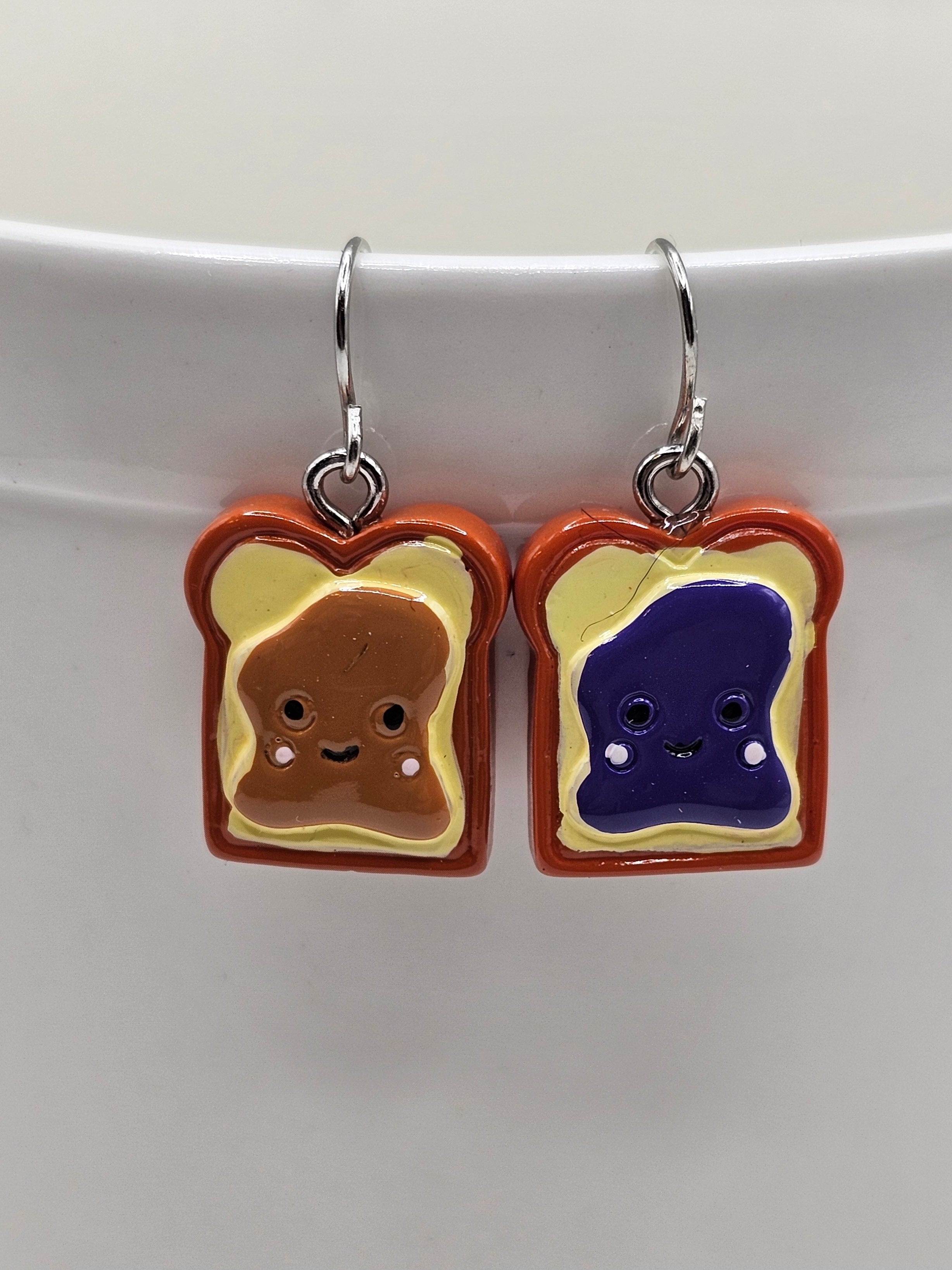 Peanut Butter and Jelly Earrings