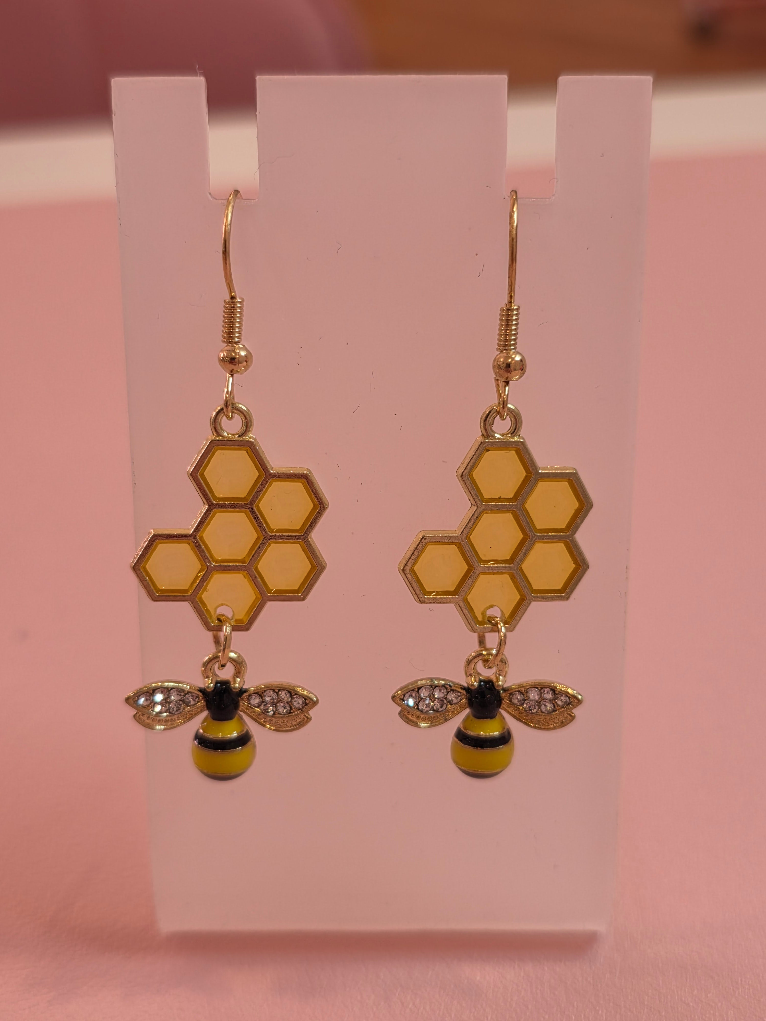 Honey Bee Earrings